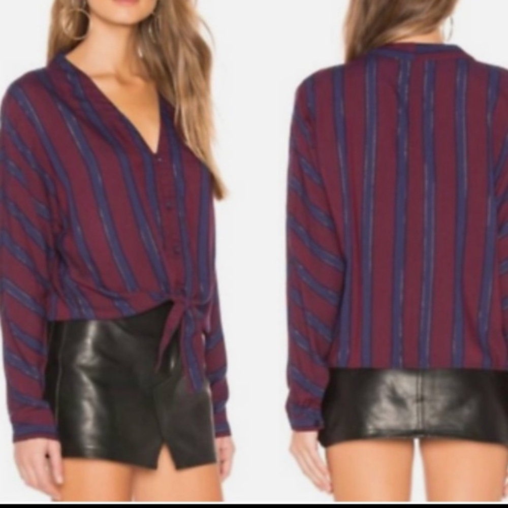 Rails Sloane Blouse In Janeiro Stripe Size S - image 1